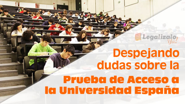 Prueba de acceso a la universidad España