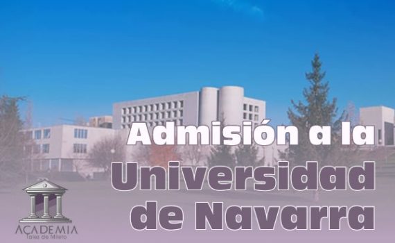 Admisión a la Universidad de Navarra
