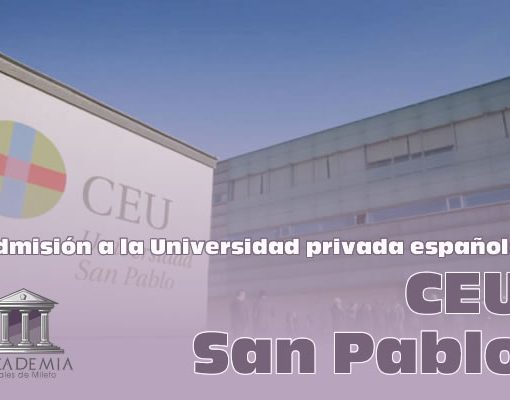 Admisión a la Universidad privada española CEU San Pablo