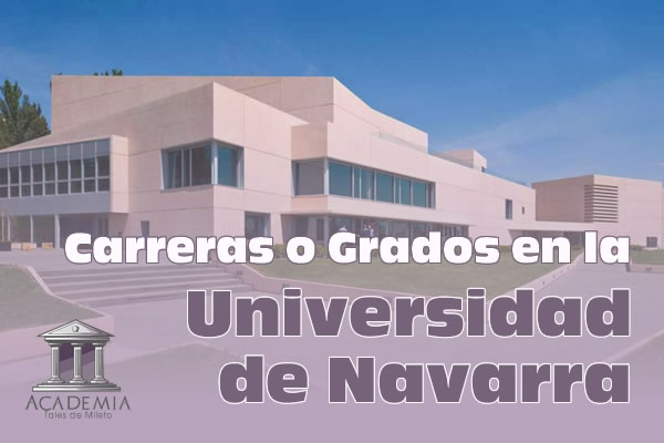 Carreras o Grados en la Universidad de Navarra