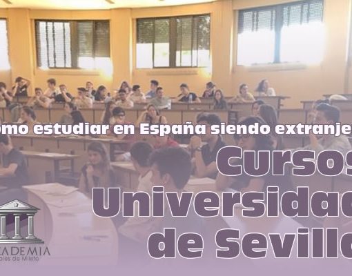 Cómo estudiar en España siendo extranjero Cursos Universidad de Sevilla