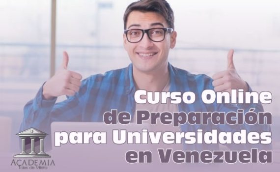 Curso online Preparación para Universidades en Venezuela