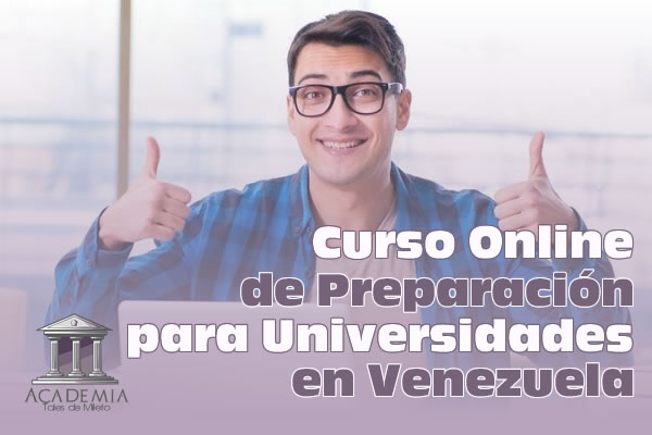Curso online Preparación para Universidades en Venezuela